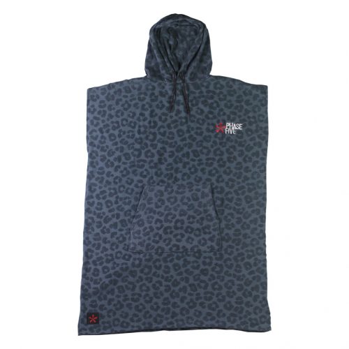 CHEETAH HOODED poncsó