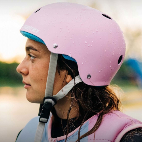 FLASH CLAUDIA BLUE/ROSE wakeboard helmet