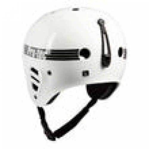 Full Cut Gloss White wakeboard helmet